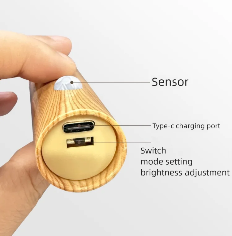 LED Night Light USB Charging Intelligent Human Induction For Bedside Cabinet Home Wardrobe Lighting Motion Sensor Light Led Lamp