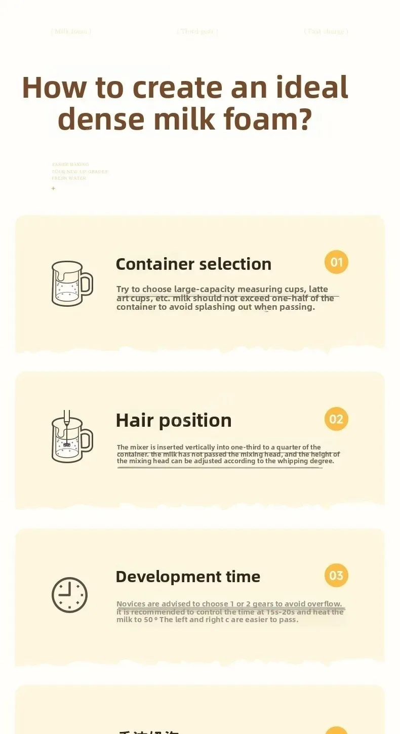 Wireless Milk Frother Electric Type-C Handheld Blender Stainless Steel Mini Coffee Maker Whisk Mixer For Coffee Cappuccino Cream