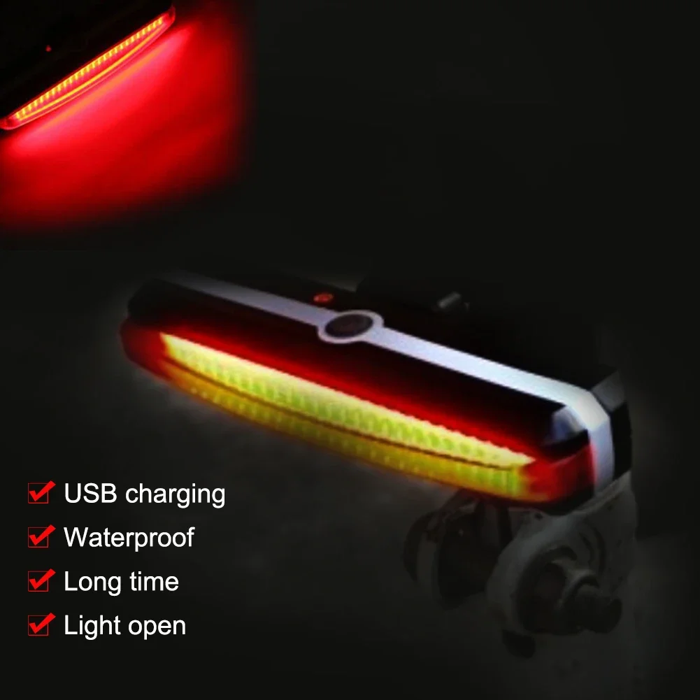 BUCKLOS Bicycle COB Light Set USB Charging High Visibility Taillight 500lm MTB Road Bike Light Lamp Cycling Accessories