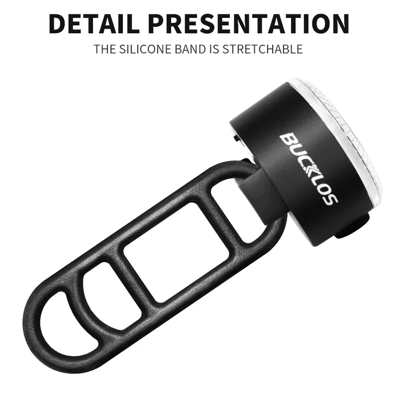 BUCKLOS Bicycle COB Light Set USB Charging High Visibility Taillight 500lm MTB Road Bike Light Lamp Cycling Accessories