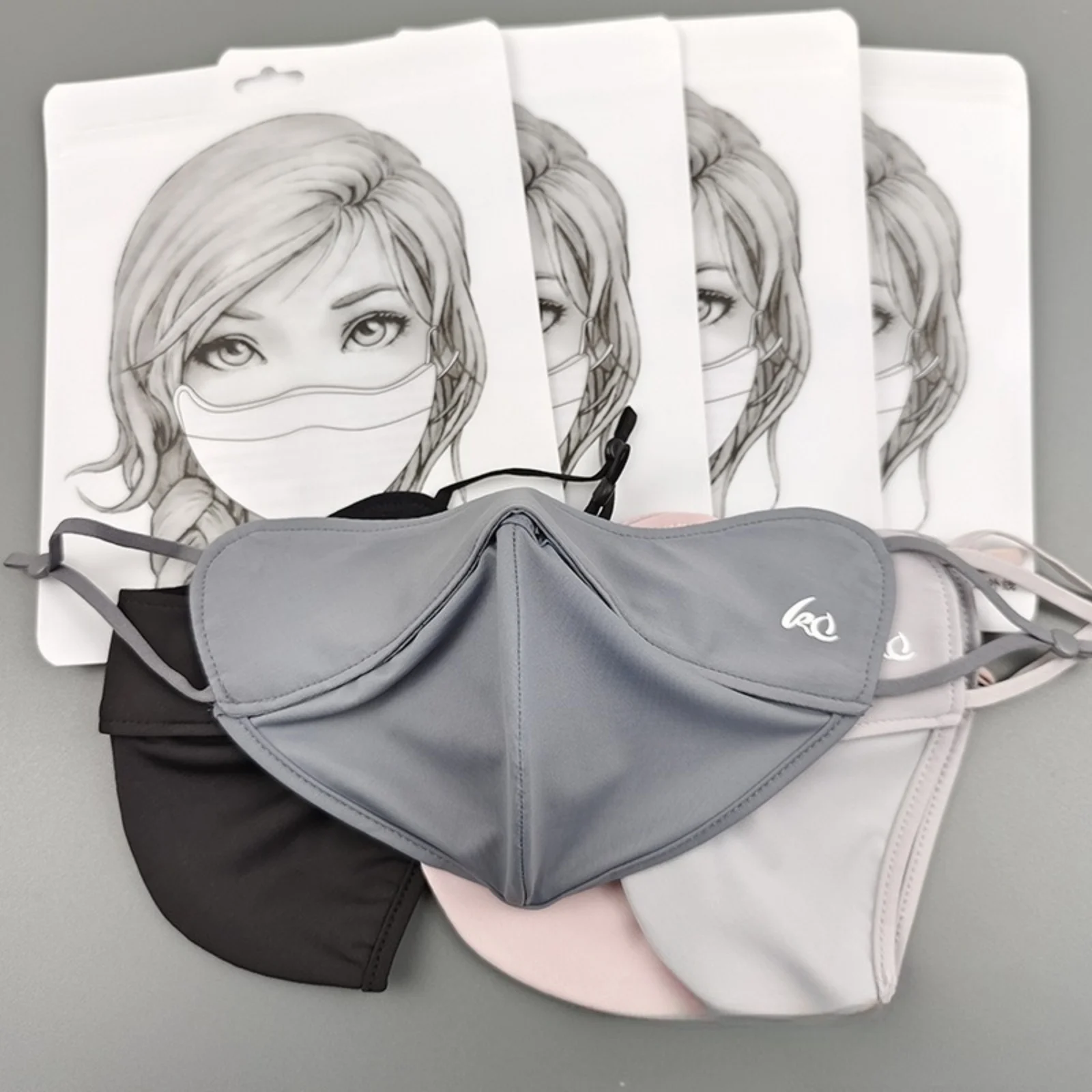 2026 NewThin Sunscreen Face Scarf Ice Silk Mask Summer Cover Veil Eye Protection Gini Golf