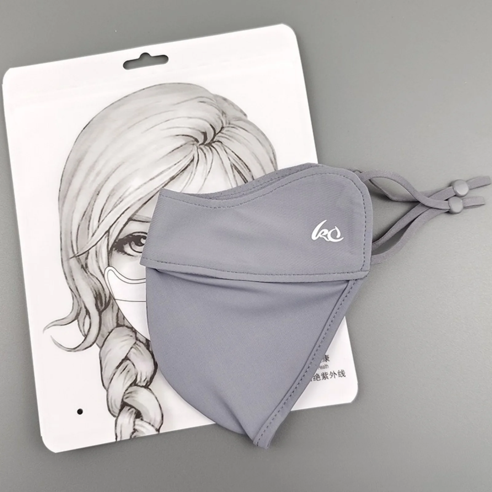 2026 NewThin Sunscreen Face Scarf Ice Silk Mask Summer Cover Veil Eye Protection Gini Golf