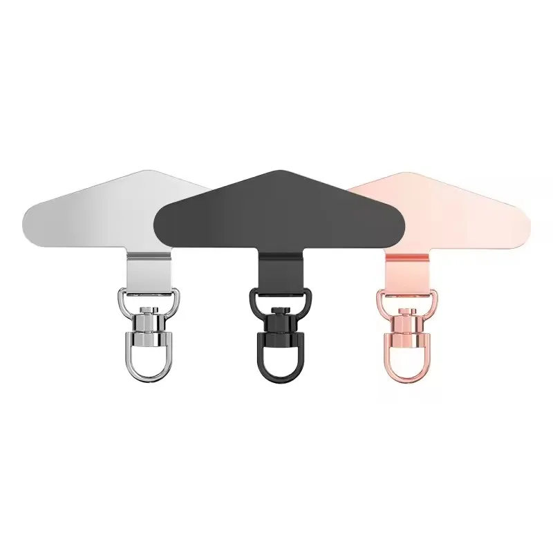 360° Rotation Metal Steel Phone Tether Tab Cell Phone Lanyard Patch Gasket Universal Cellphone Lanyard Safety Connecter Piece