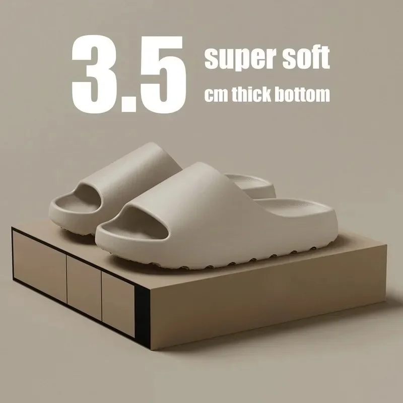 Coconut Slippers Cloud Thick-soled Sandals Summer Fashion Soft Bottom Beach Men Slippers Women's Sandals EVA Slides