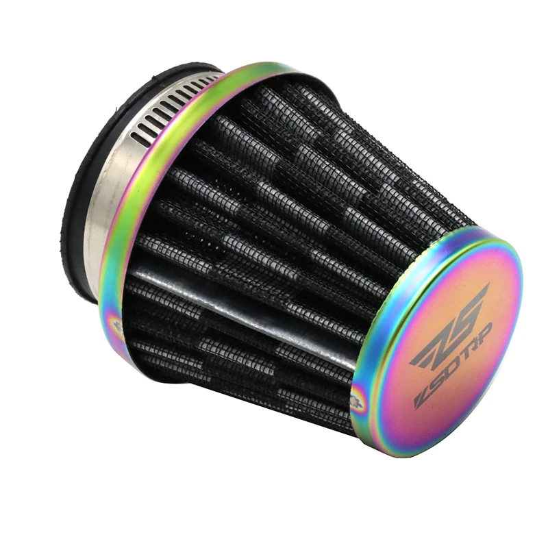 ZSDTRP Universal 35/38/42/45/50/55/58mm Motorcycle Air Filter Intake Pipe for 50cc 110cc 125cc 250cc ATV Dirt Bike Accessories