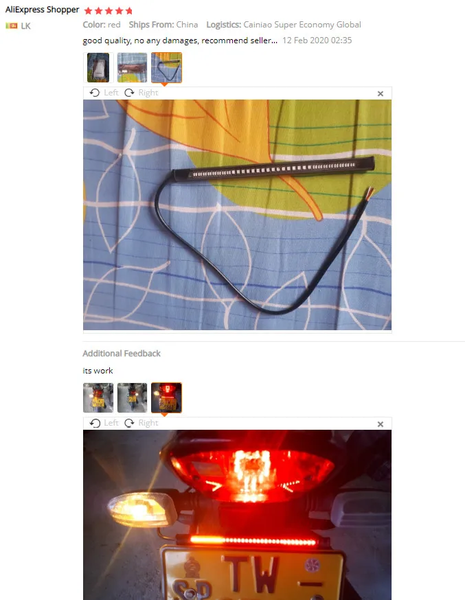 Flexible 48 LED Motorcycle Light Bar Strip Turn Signal Tail Brake for Bmw K75 Cafe Racer Retro Motorcycle Parts