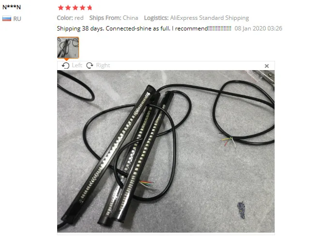 Flexible 48 LED Motorcycle Light Bar Strip Turn Signal Tail Brake for Bmw K75 Cafe Racer Retro Motorcycle Parts