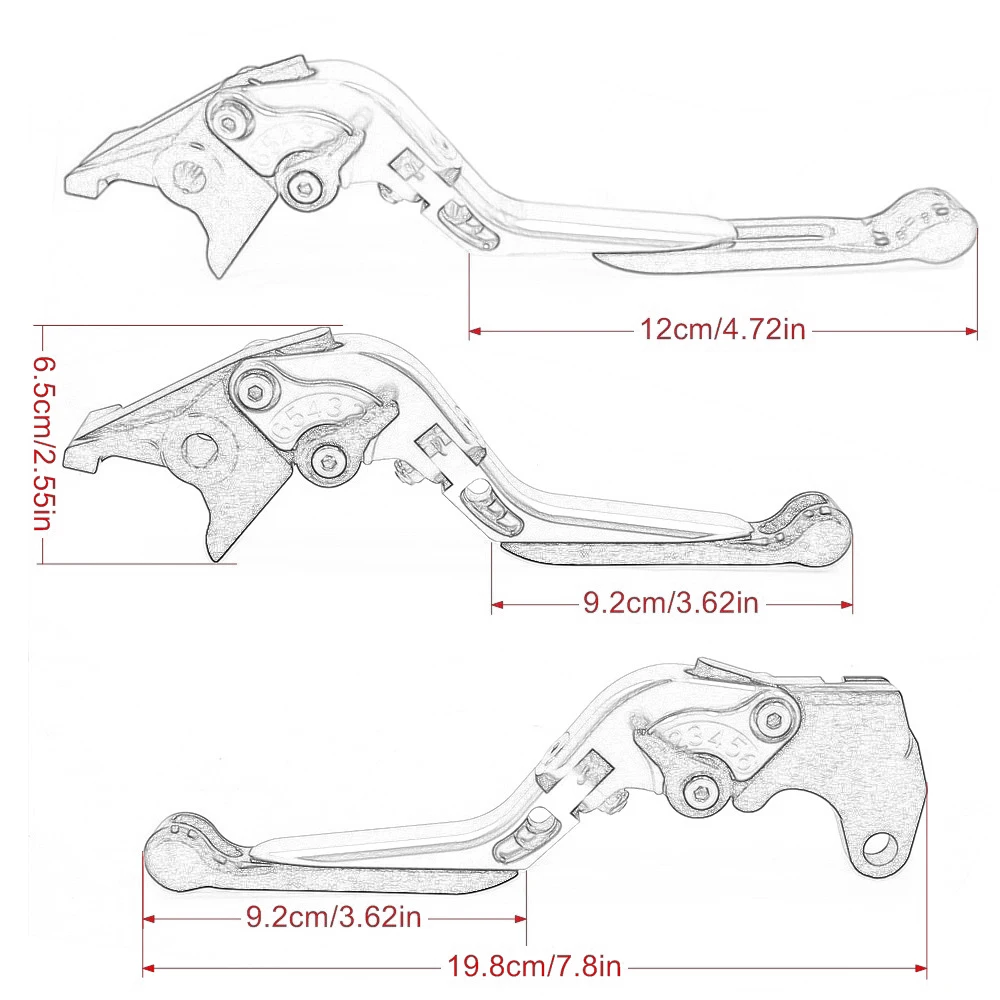 Handle Brake Clutch For YAMAHA MT-07 MT 07 MT-09 MT07 MT 09 FZ-07 2014-2023 Motorcycle Accessories Folding Brake Clutch Levers