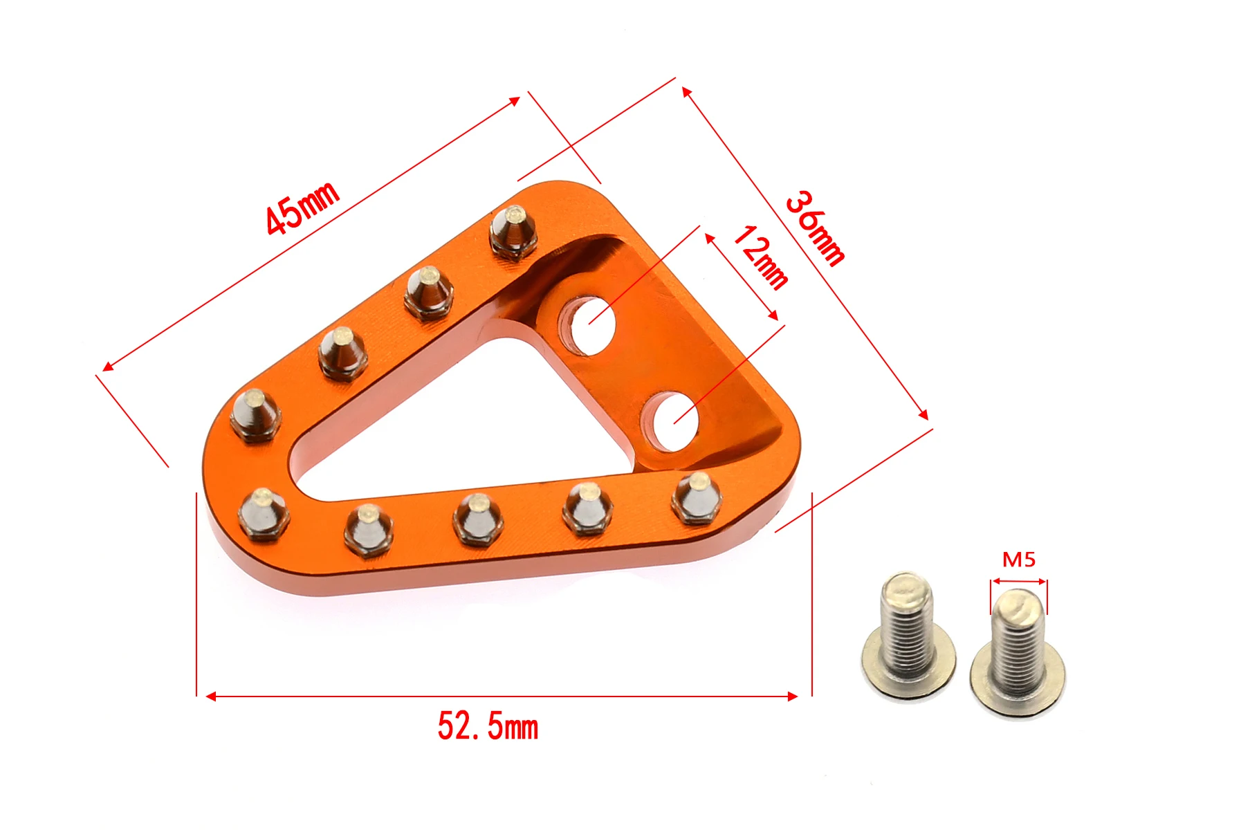 Rear Brake Pedal Lever Step Plate Tip For KTM SX SXF XC XCF XCW EXC EXCF For GasGas For Husqvarna FC TC FE TE FX TX 2016-2022