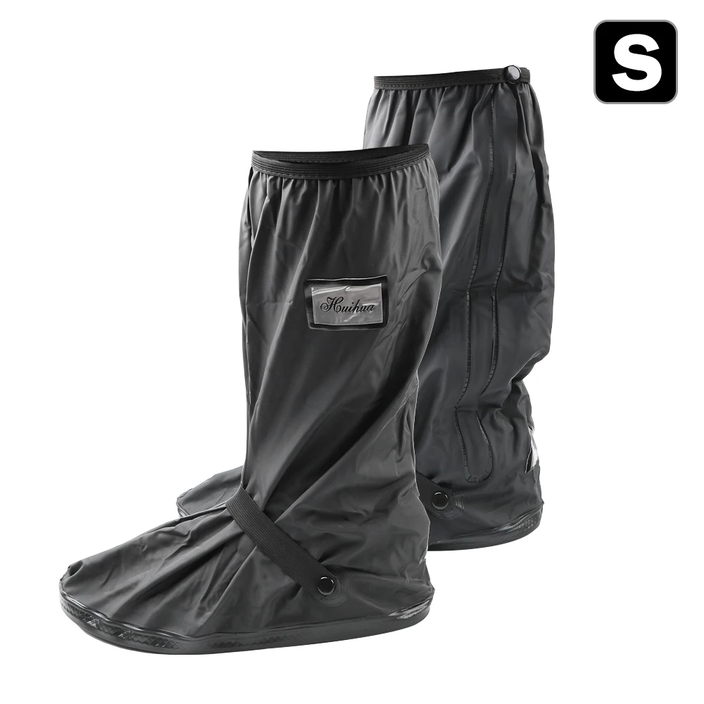 Reusable Motorcycle Scooter Dirt Bike Rain Shoes Cover Non-Slip Boot Covers Unisex Bicycle Shoes Protectors For Rainy Snowy Day