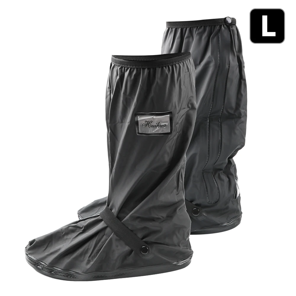 Reusable Motorcycle Scooter Dirt Bike Rain Shoes Cover Non-Slip Boot Covers Unisex Bicycle Shoes Protectors For Rainy Snowy Day