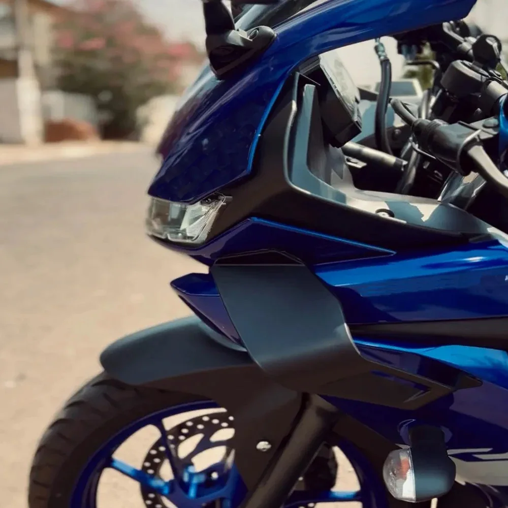 Motorcycle Fairing Parts Universal Aerodynamic Wing Kit Fixed Winglet Fairing Wing For KAWASAKI For Honda For Yamaha For BMW