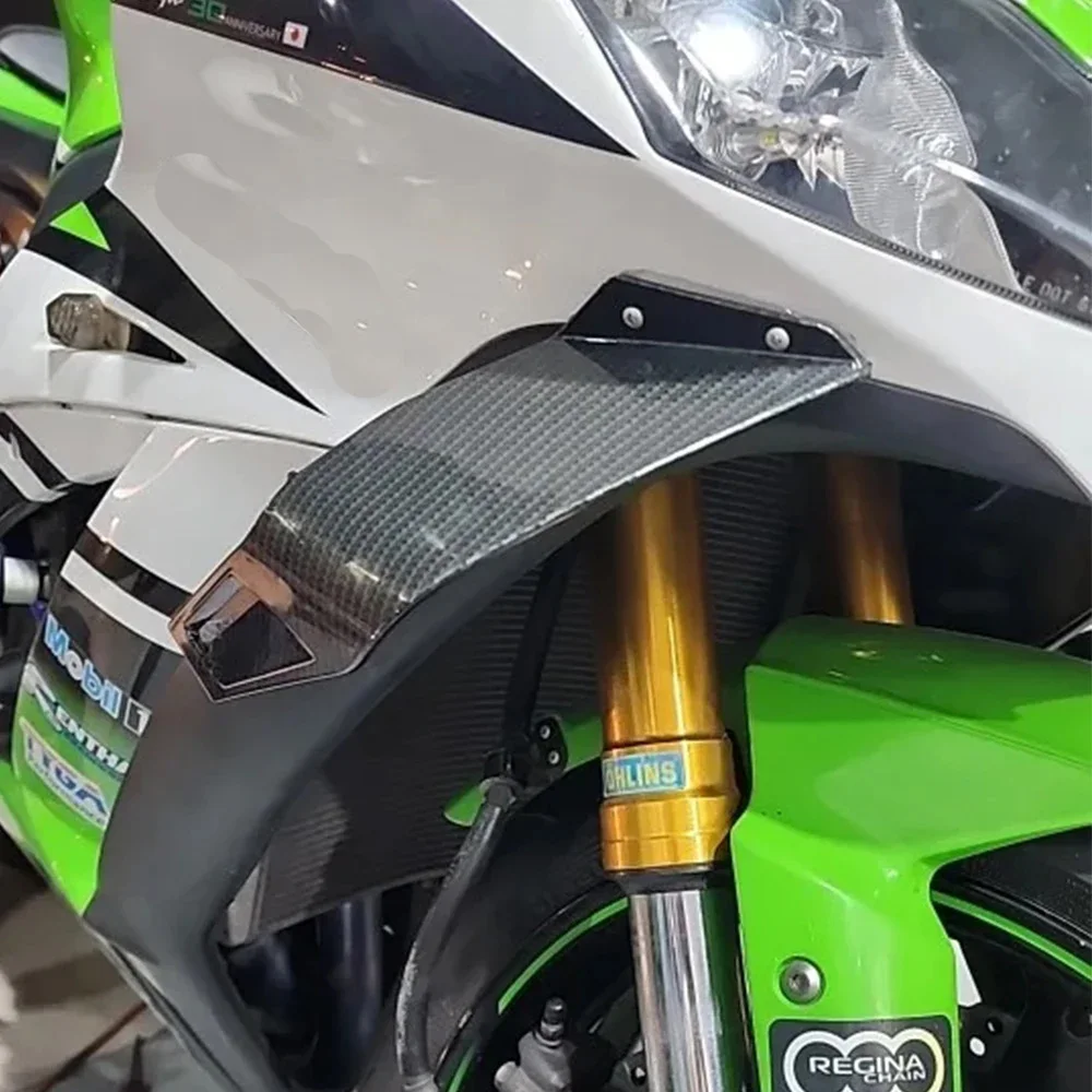 Motorcycle Fairing Parts Universal Aerodynamic Wing Kit Fixed Winglet Fairing Wing For KAWASAKI For Honda For Yamaha For BMW