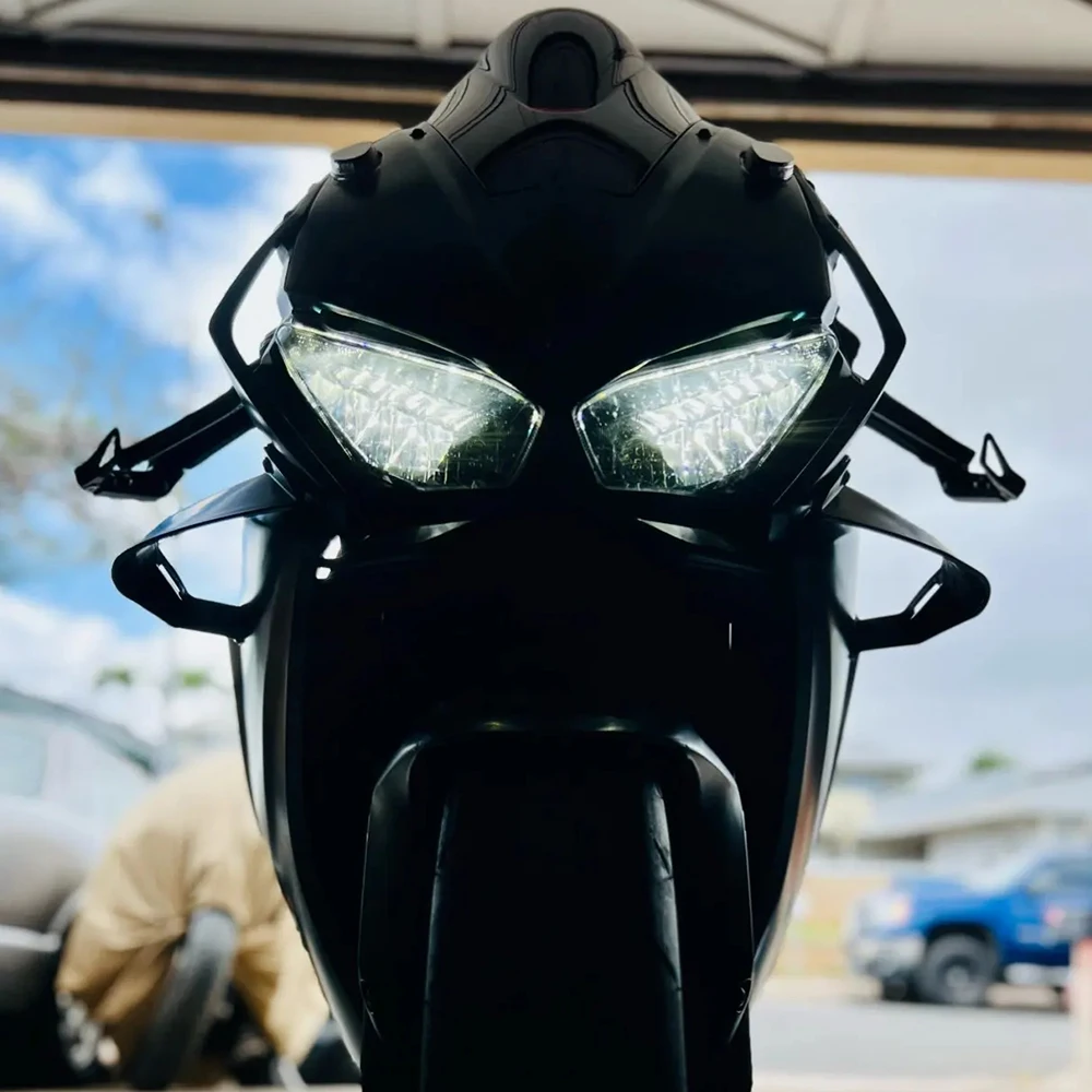Motorcycle Fairing Parts Universal Aerodynamic Wing Kit Fixed Winglet Fairing Wing For KAWASAKI For Honda For Yamaha For BMW