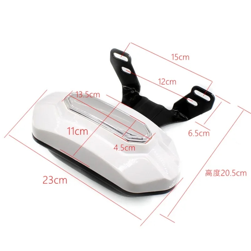 Universal Motorbike Drivers Backrest Stainless Steel Durable Back Rest Pad Passenger Seat Cushion Motorcycle Parts Accessories