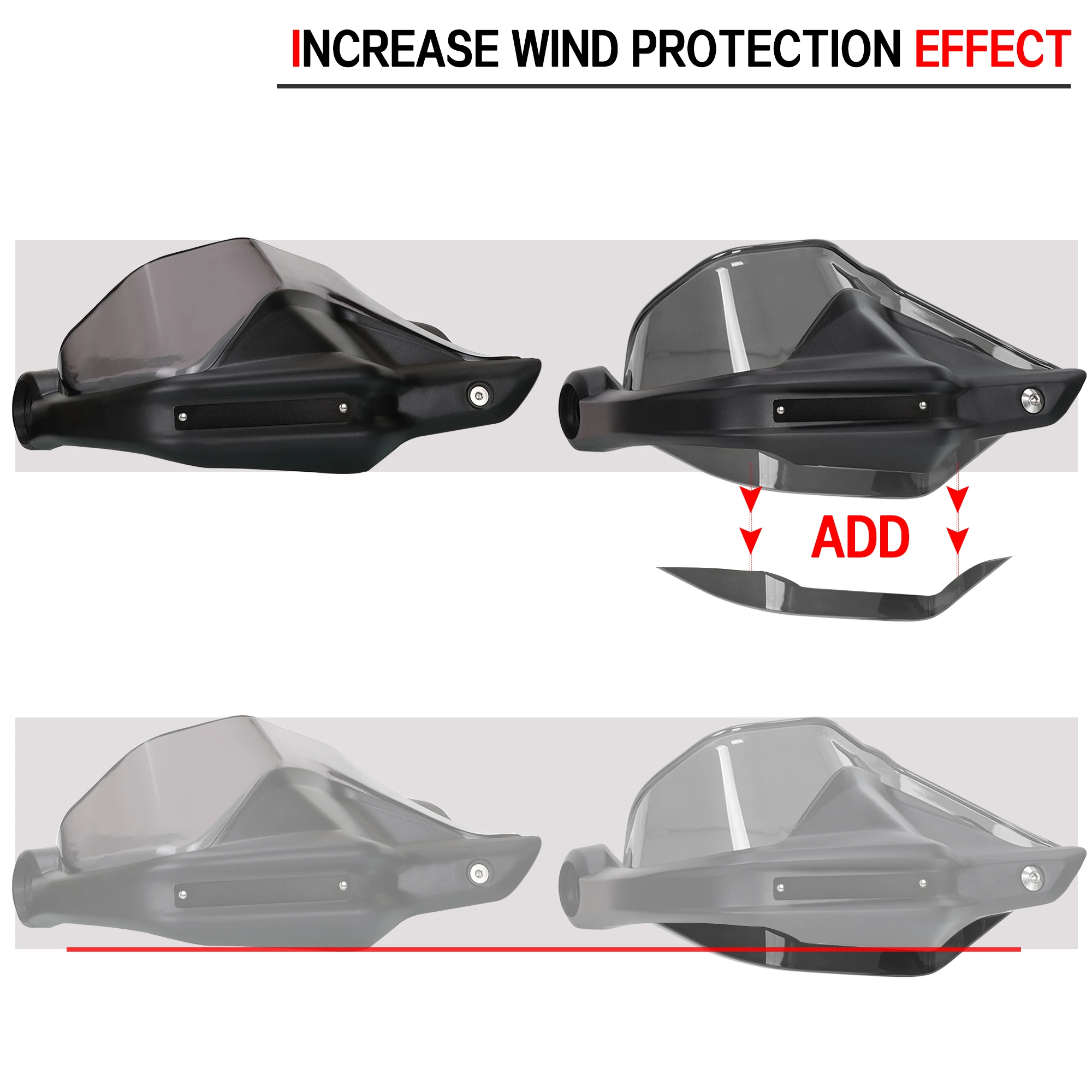 For HONDA NT1100 NT 1100 nt 1100 2021-2024 Dedicated Hand Guard Motorcycle NT1100 Handguards Handlebar Guards Windshield
