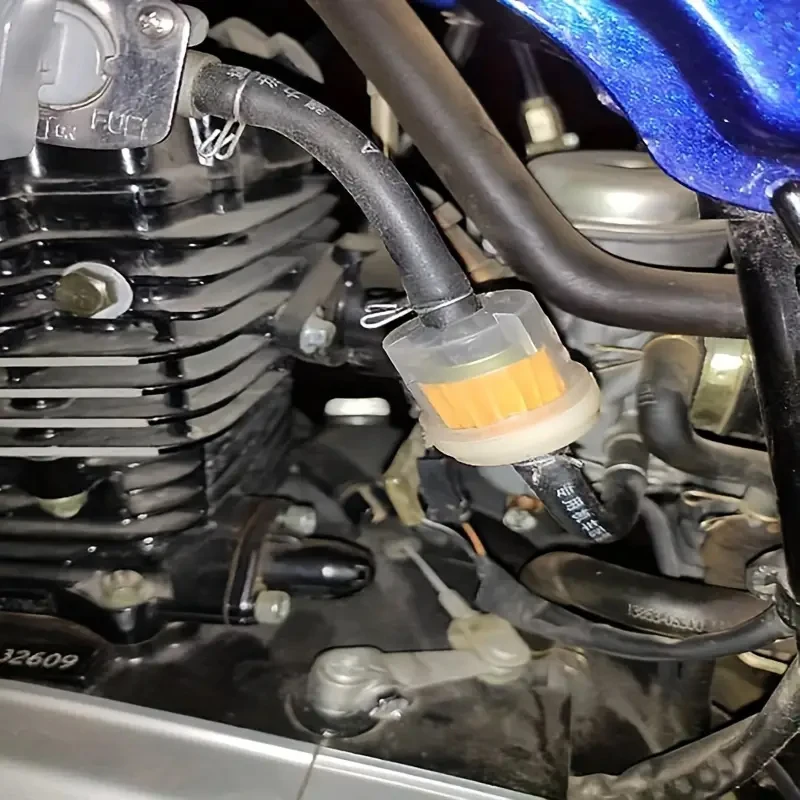 6/1pcs Universal Gasoline Gas Fuel Gasoline Oil Filter for Motorcycle Moped Scooter Motocross Gasoline Fuel Filter Accessories