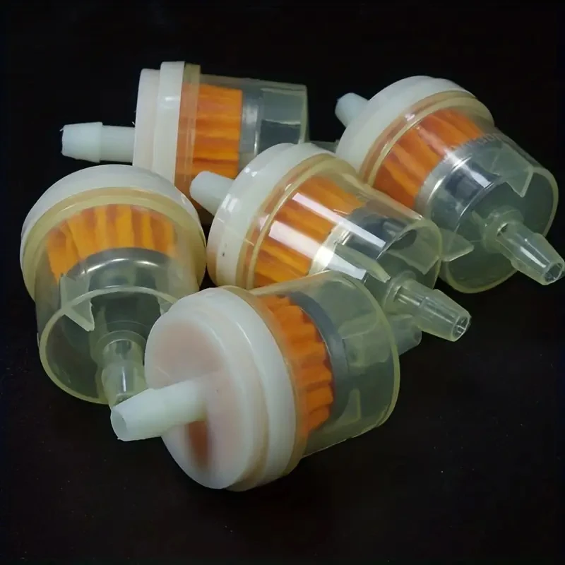 6/1pcs Universal Gasoline Gas Fuel Gasoline Oil Filter for Motorcycle Moped Scooter Motocross Gasoline Fuel Filter Accessories