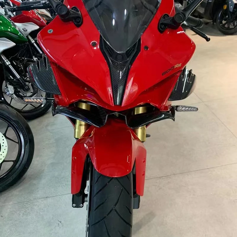 Motorcycle Winglet Aerodynamic Wing Kit Spoiler Motor Accessories For KawasakiNinja 300 Ninja250 NINJA300/250 EX300 2013-2017
