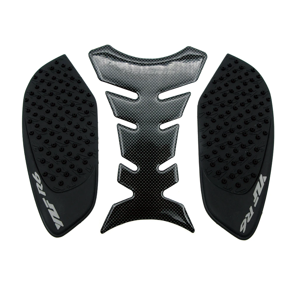 Motorcycle Knee Grip Traction Anti Slip Side Stickers Fuel Tank Pad Cover Protector Decals For Yamaha YZF R6 YZFR6 600 2008-2016