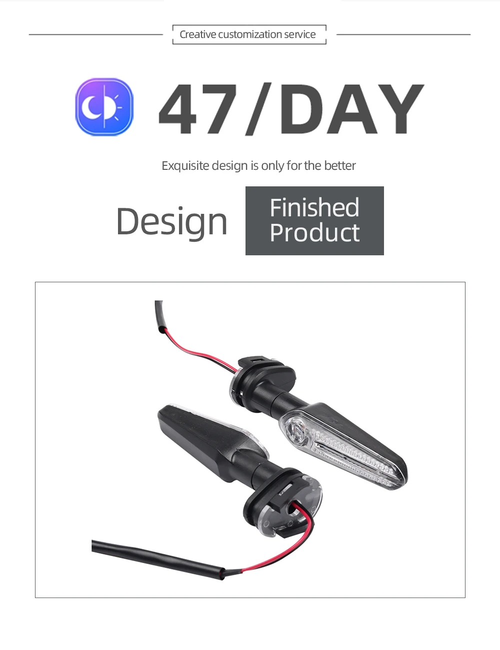 For YAMAHA YZF R7 R9 R25 R125 Motorcycle Accessories Front Rear LED Turn Signal Light Indicator Directional Flasher Blinker Lamp