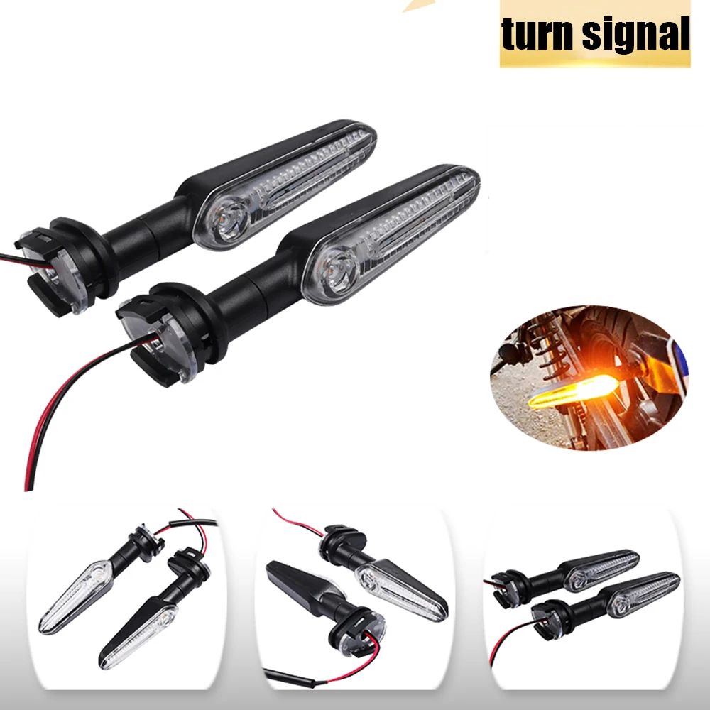 For YAMAHA YZF R7 R9 R25 R125 Motorcycle Accessories Front Rear LED Turn Signal Light Indicator Directional Flasher Blinker Lamp