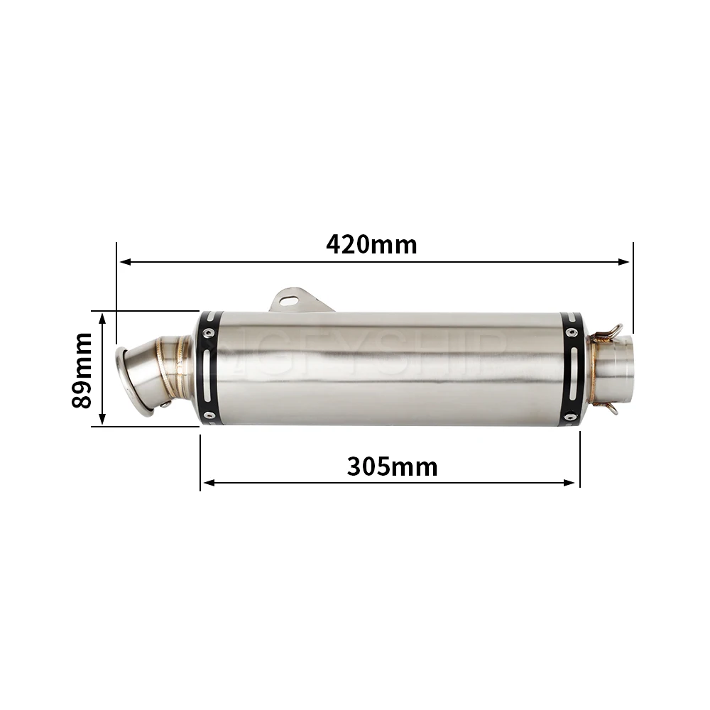 For Yamaha Tenere 700 2019 to 2022 2023 2024 2025 T7 T700 XTZ 690 Escape Slip-on Motorcycle High Position Exhaust Muffler Pipe