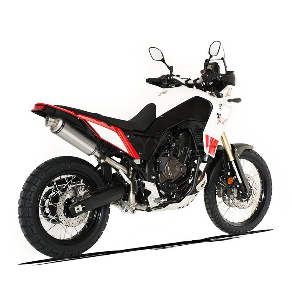 For Yamaha Tenere 700 2019 to 2022 2023 2024 2025 T7 T700 XTZ 690 Escape Slip-on Motorcycle High Position Exhaust Muffler Pipe