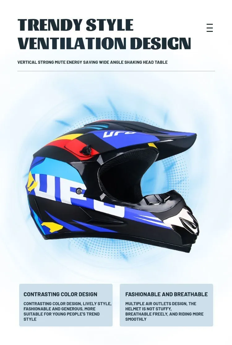 Free Gift For Adults Children Professional Off-road Helmet Motorcycle Helmet Downhill DOT Racing Motorcycle Motor Helmet