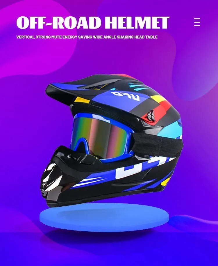 Free Gift For Adults Children Professional Off-road Helmet Motorcycle Helmet Downhill DOT Racing Motorcycle Motor Helmet