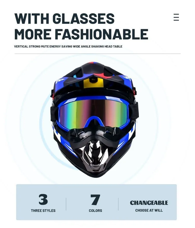 Free Gift For Adults Children Professional Off-road Helmet Motorcycle Helmet Downhill DOT Racing Motorcycle Motor Helmet
