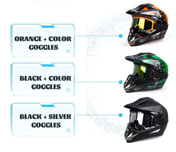 Free Gift For Adults Children Professional Off-road Helmet Motorcycle Helmet Downhill DOT Racing Motorcycle Motor Helmet