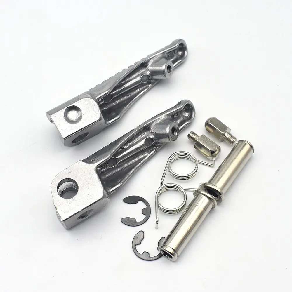 For Kawasaki ZX6R ZX636 ZX9R ZX10R ZX14 ZX-14 Z750 Z1000 ZZR1200 GTR1400 ZZR1400 ER6N Motorcycle Front Rear Footrests Foot pegs