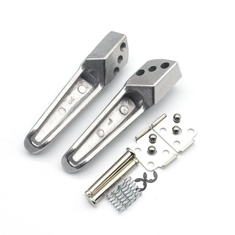 For Kawasaki ZX6R ZX636 ZX9R ZX10R ZX14 ZX-14 Z750 Z1000 ZZR1200 GTR1400 ZZR1400 ER6N Motorcycle Front Rear Footrests Foot pegs