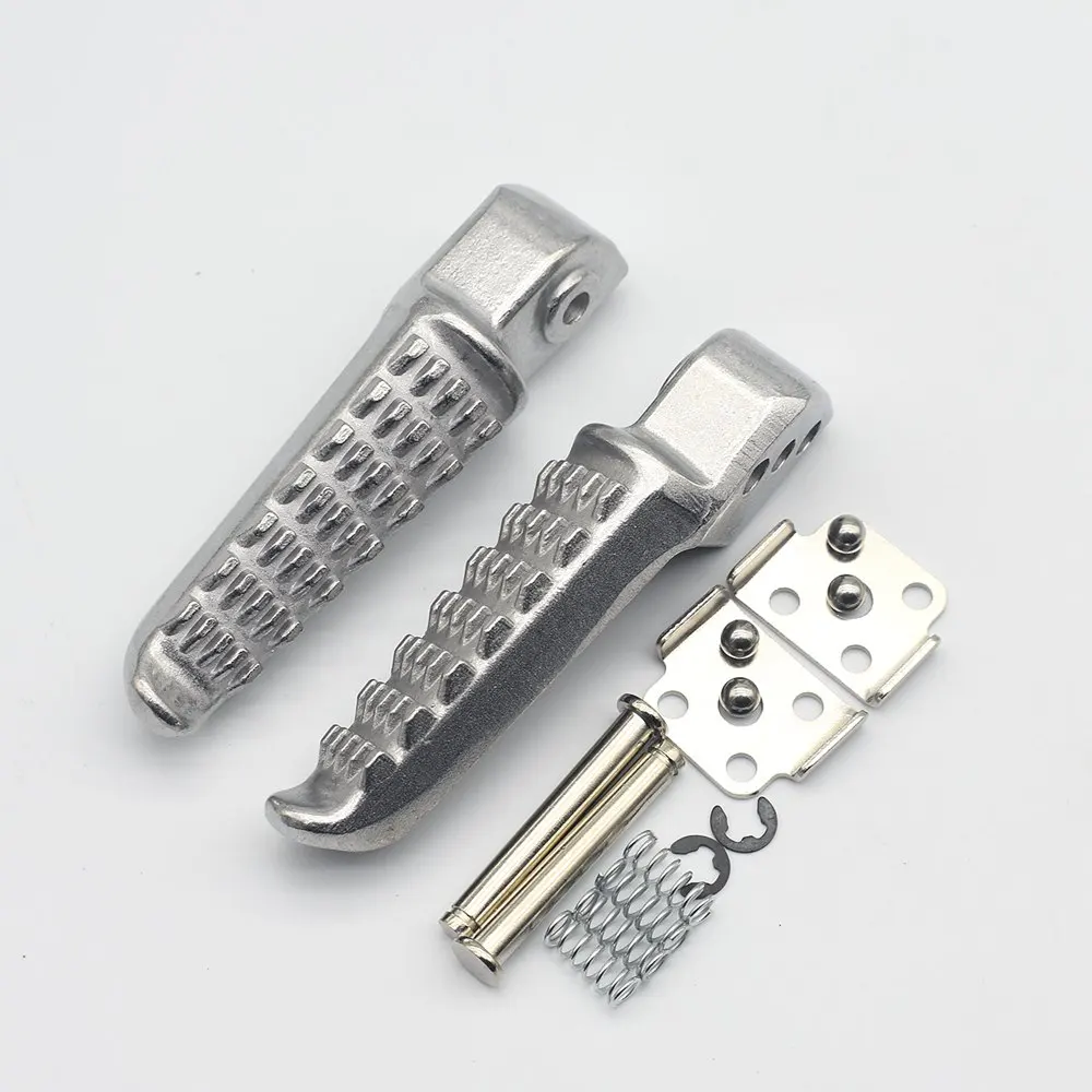 For Kawasaki ZX6R ZX636 ZX9R ZX10R ZX14 ZX-14 Z750 Z1000 ZZR1200 GTR1400 ZZR1400 ER6N Motorcycle Front Rear Footrests Foot pegs