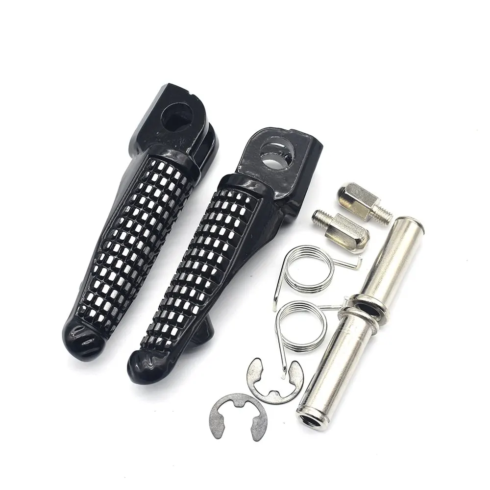 For Kawasaki ZX6R ZX636 ZX9R ZX10R ZX14 ZX-14 Z750 Z1000 ZZR1200 GTR1400 ZZR1400 ER6N Motorcycle Front Rear Footrests Foot pegs