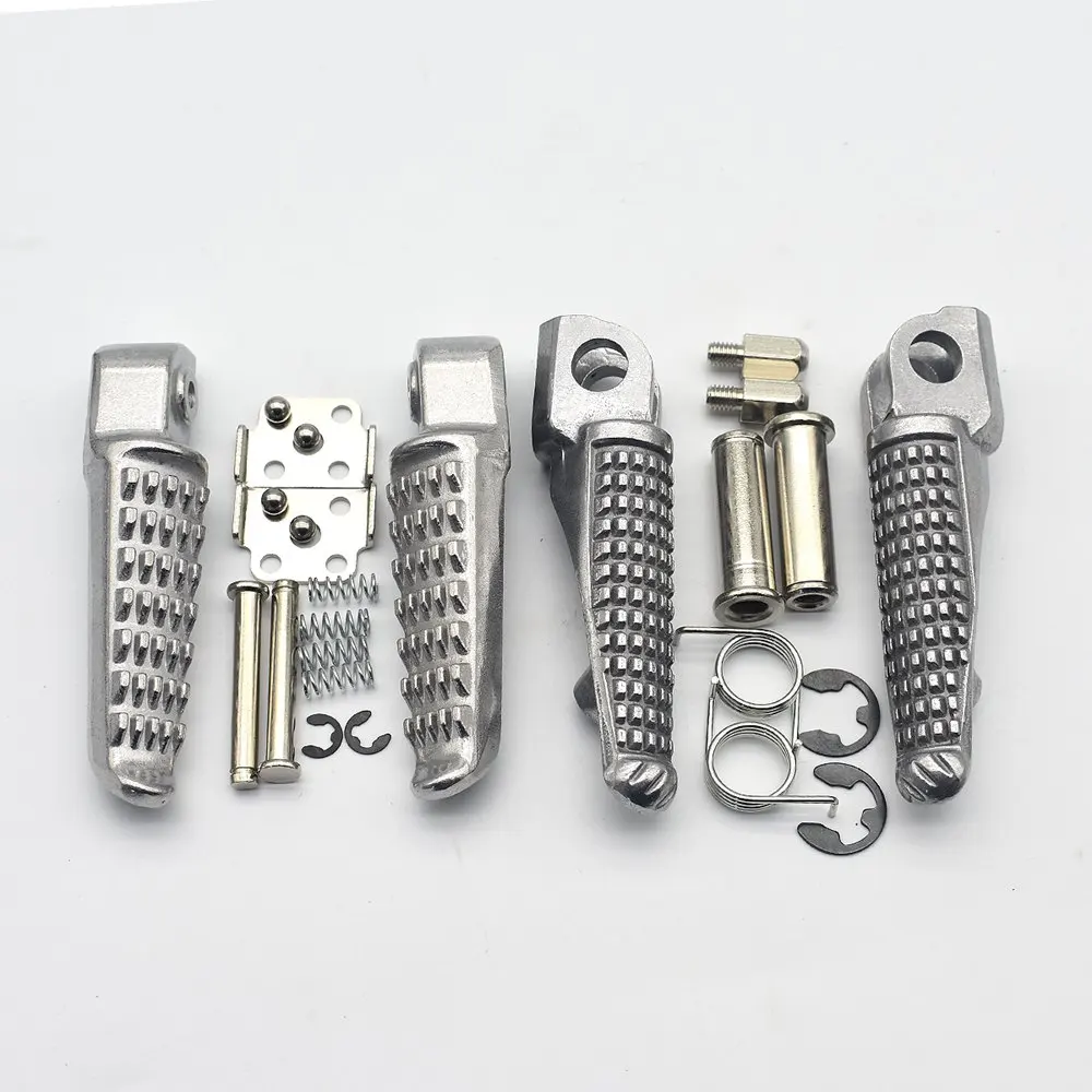For Kawasaki ZX6R ZX636 ZX9R ZX10R ZX14 ZX-14 Z750 Z1000 ZZR1200 GTR1400 ZZR1400 ER6N Motorcycle Front Rear Footrests Foot pegs