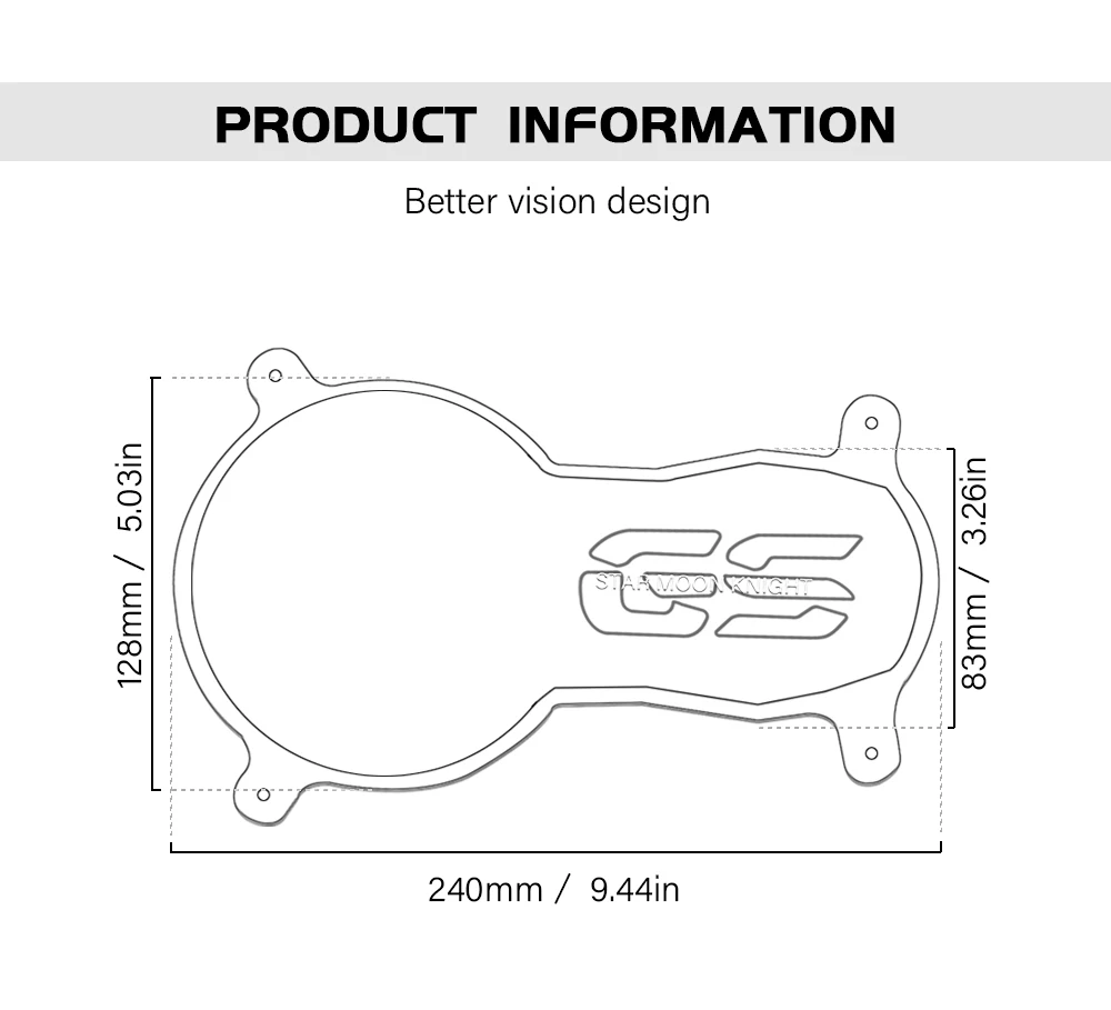 Motorcycle Acrylic Headlight Protector Light Cover Protective Guard For BMW R1200GS R1250GS R 1250 GS LC Adventure 2013 - 2023