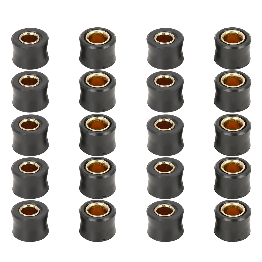 Motoforti 10mm 12mm 13mm Motorcycle Scooter Rear Shock Absorber Bushing Rubber Ring Wheel Damper Bush Bushing 2/4/5/6/10 Pcs