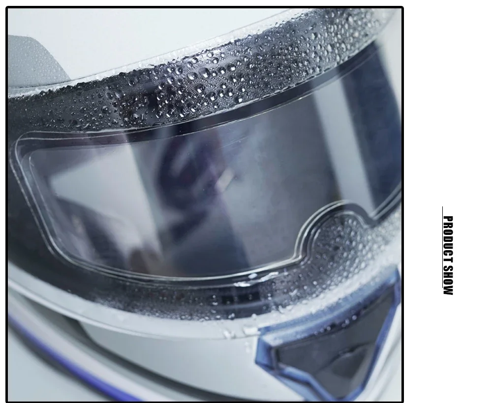 Universal Motorcycle Helmet Rainproof Film Safety Driving Durable Nano Coating Sticker Anti-Fog Film Moto Helmets Accessories
