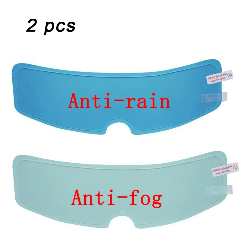 Universal Motorcycle Helmet Rainproof Film Safety Driving Durable Nano Coating Sticker Anti-Fog Film Moto Helmets Accessories