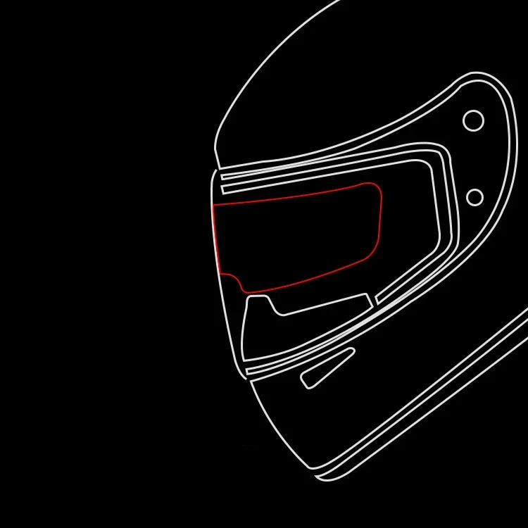 Universal Motorcycle Helmet Rainproof Film Safety Driving Durable Nano Coating Sticker Anti-Fog Film Moto Helmets Accessories