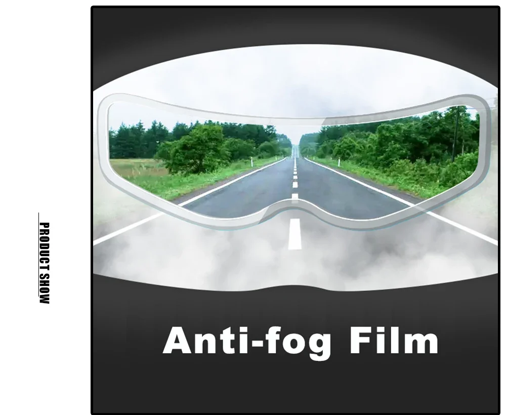 Universal Motorcycle Helmet Rainproof Film Safety Driving Durable Nano Coating Sticker Anti-Fog Film Moto Helmets Accessories