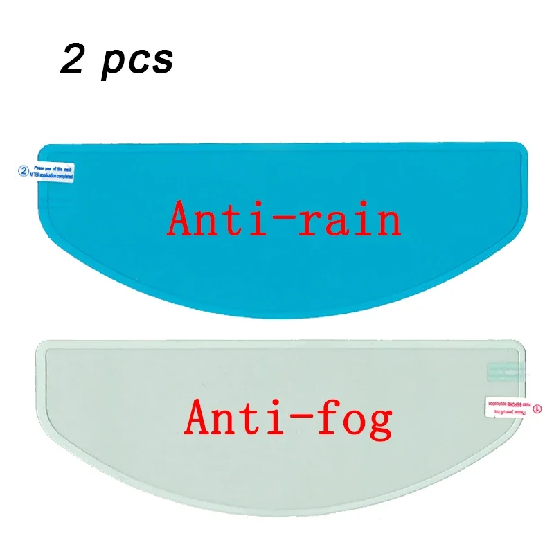 Universal Motorcycle Helmet Rainproof Film Safety Driving Durable Nano Coating Sticker Anti-Fog Film Moto Helmets Accessories