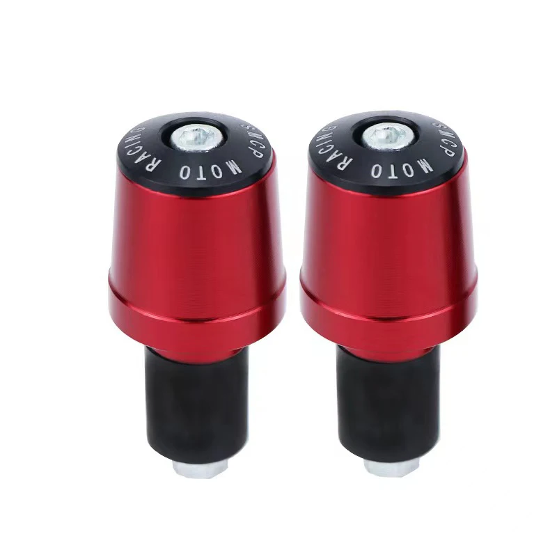 Universal Motorcycle Handlebar Grips Ends Motocross Handle Plug Weights Anti Vibration Slider Plug For Options