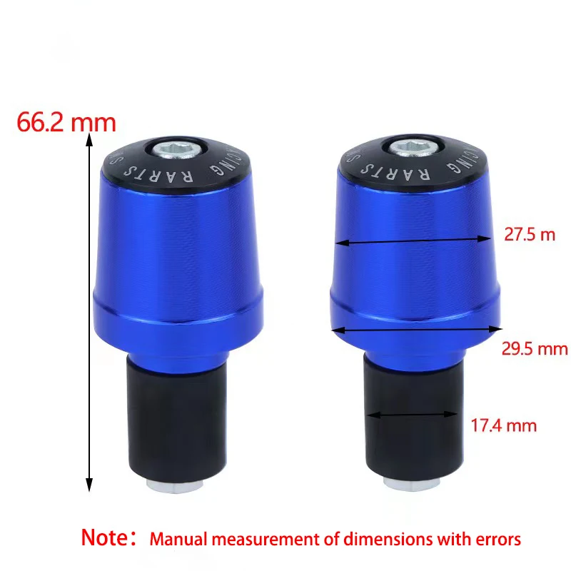 Universal Motorcycle Handlebar Grips Ends Motocross Handle Plug Weights Anti Vibration Slider Plug For Options
