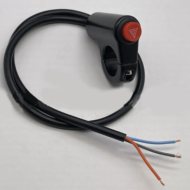 Motorcycle Switch Hazard Light Switch Button Electric Vehicle Double Flash Warning Emergency Lamp Signal Flasher Motorcycle Part
