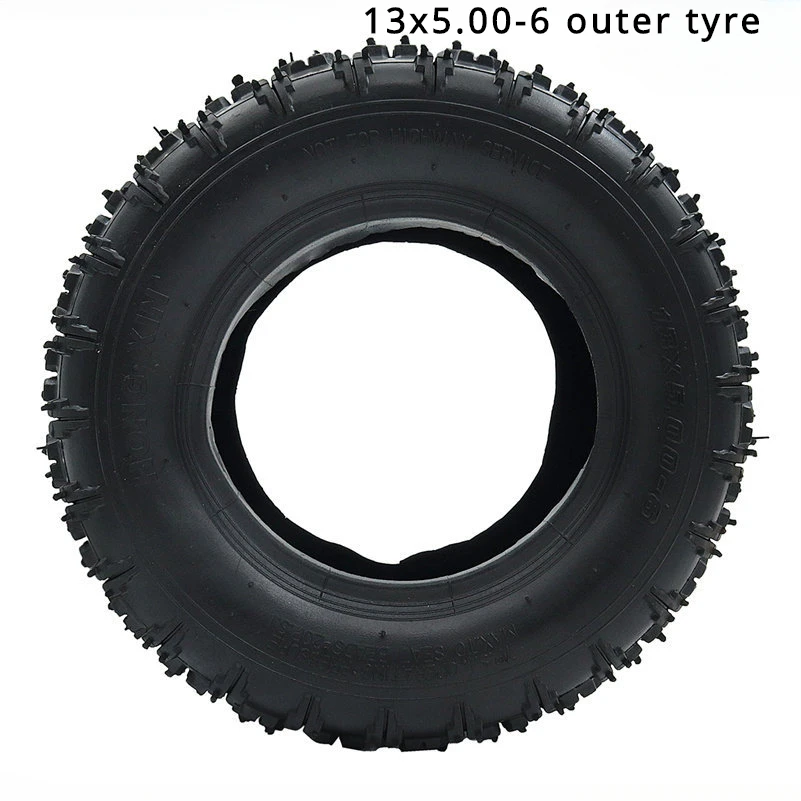 6 Inch Tires Front 4.10-6 Rear 13x5.00-6 Inner Tube Outer Tyre for 47cc 49cc Small ATV Go Kart Mini Quad Bike Snowmobile Parts