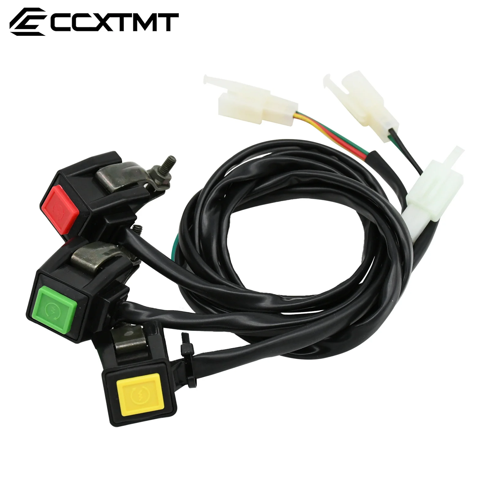 22mm Motorcycle ATV Start Control Handle Switches Horn Kill Stop Switch Button  For Honda Yamaha Suzuki Ktm Kawasaki CR ATV CRF