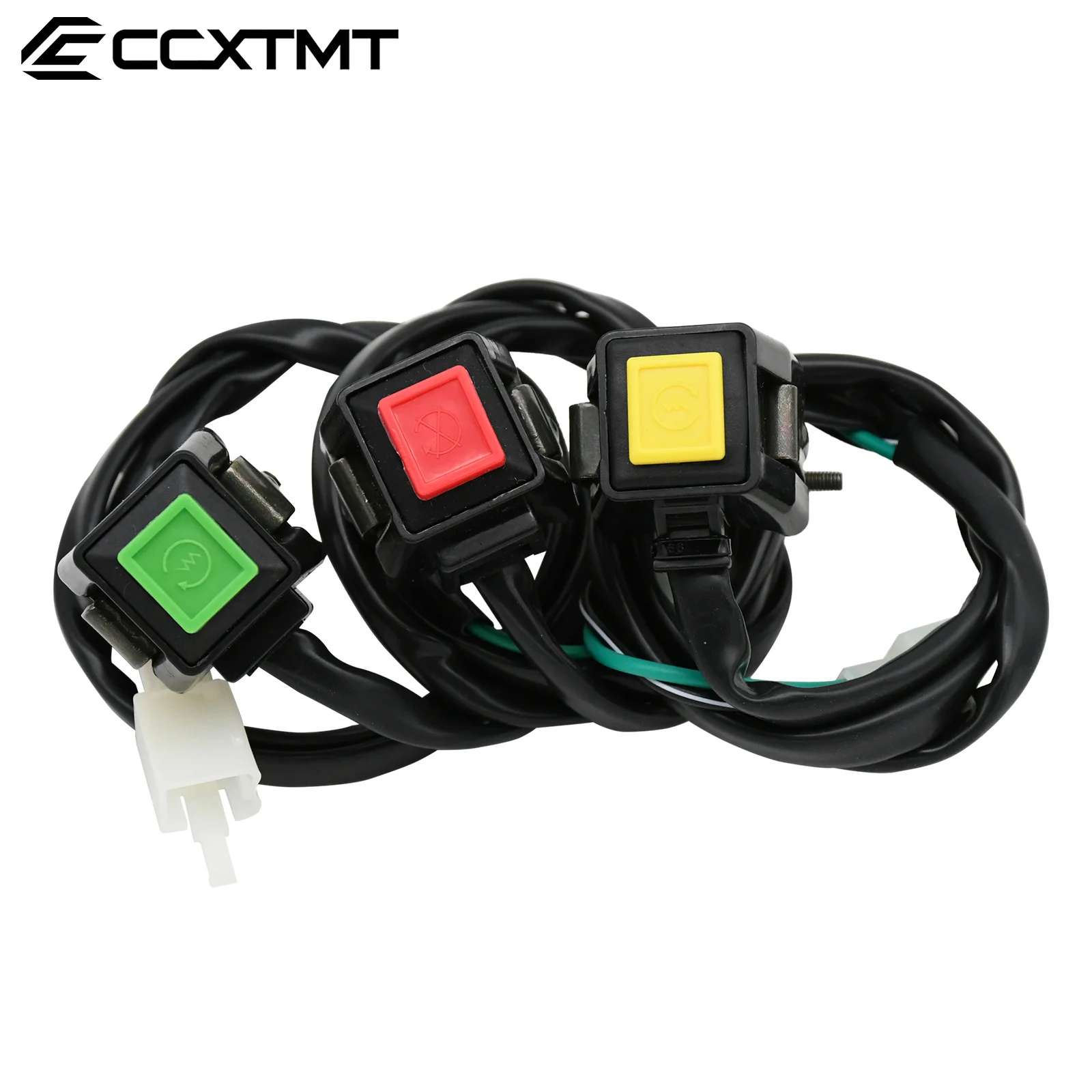 22mm Motorcycle ATV Start Control Handle Switches Horn Kill Stop Switch Button  For Honda Yamaha Suzuki Ktm Kawasaki CR ATV CRF